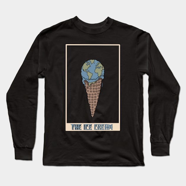 Ice cream Long Sleeve T-Shirt by gggraphicdesignnn